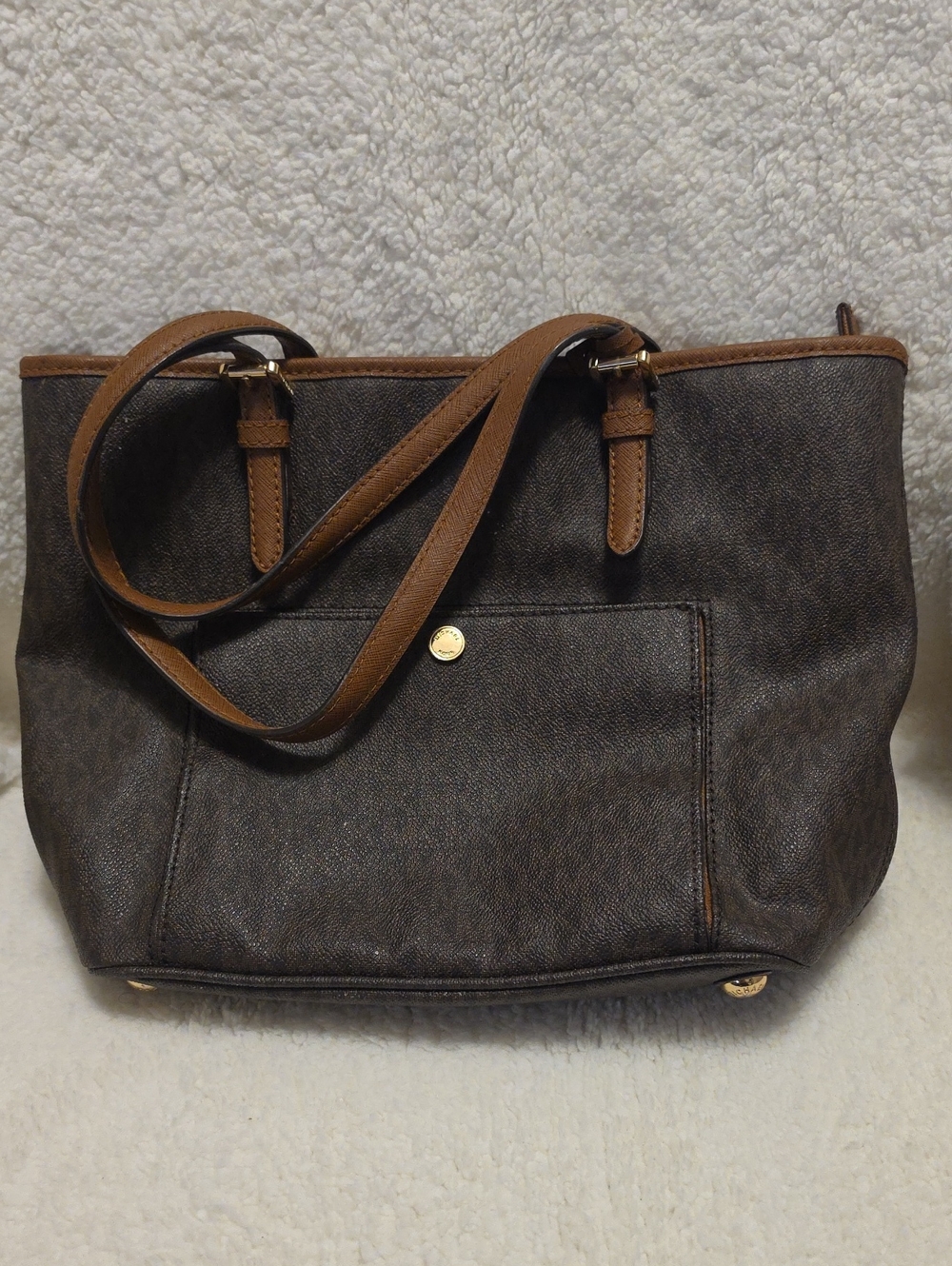 MICHAEL Michael Kors Jet Set Item Medium Snap Pocket Tote